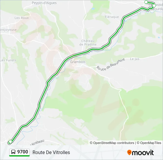 9700 Bus Line Map