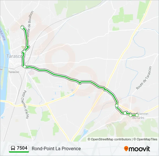 7504 Bus Line Map