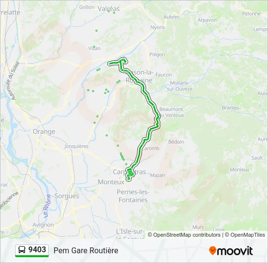 9403 Bus Line Map