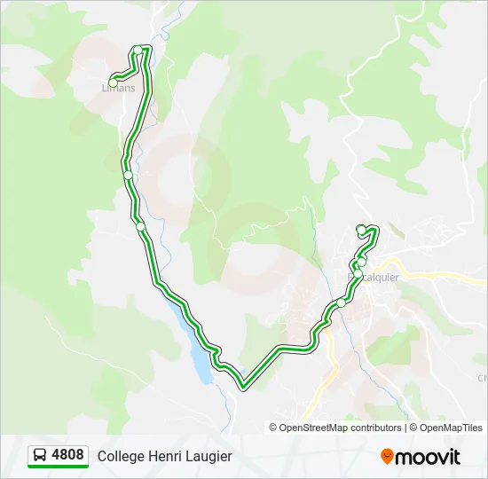 4808 Bus Line Map