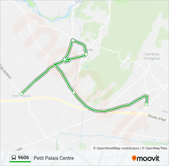 9606 Bus Line Map
