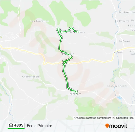 4805 Bus Line Map