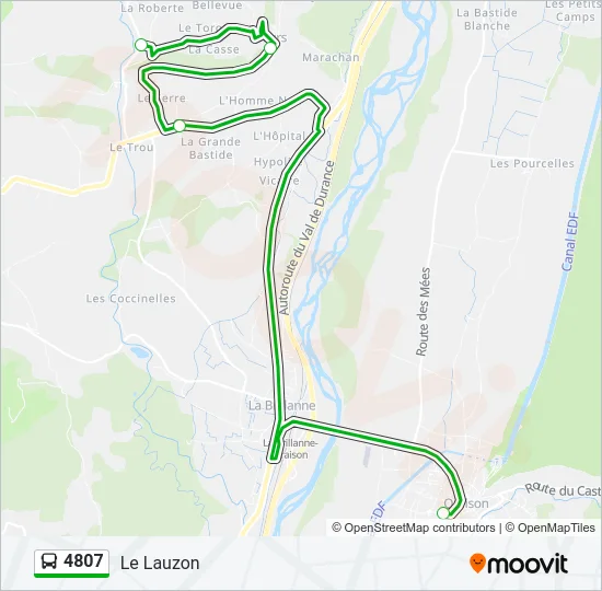 4807 Bus Line Map