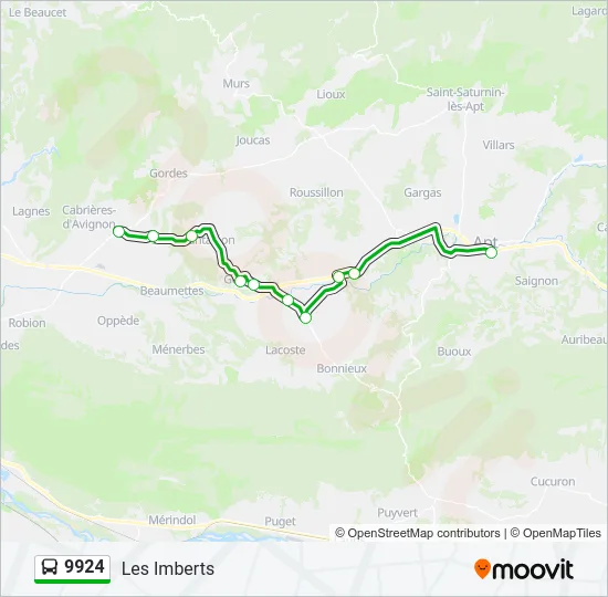 9924 Bus Line Map