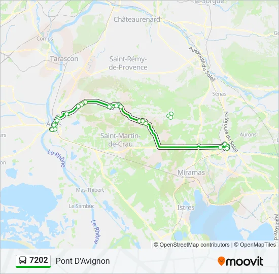7202 Bus Line Map