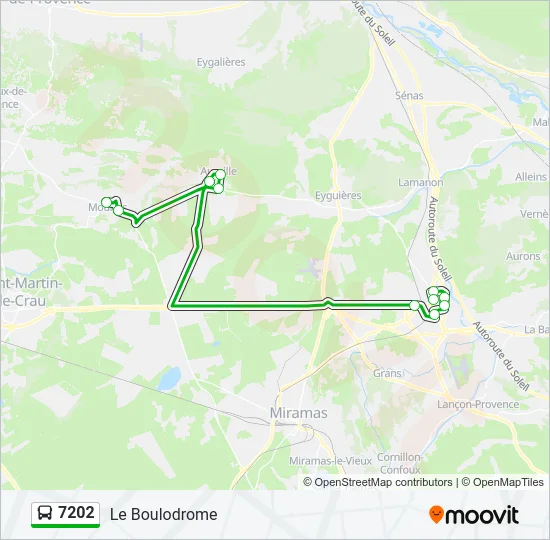 7202 Bus Line Map