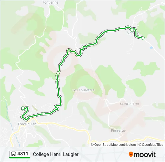 4811 Bus Line Map