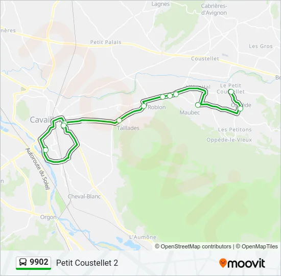 9902 Bus Line Map