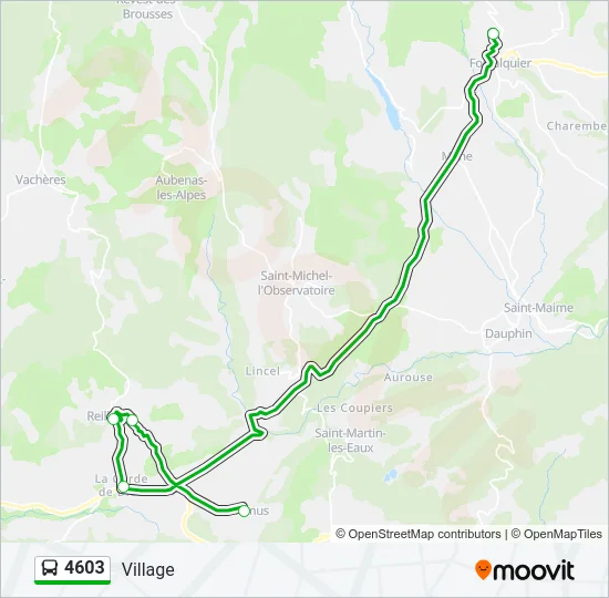 4603 Bus Line Map