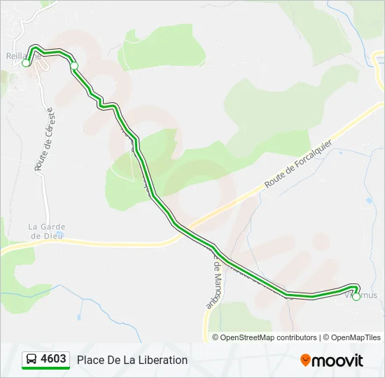 4603 Bus Line Map