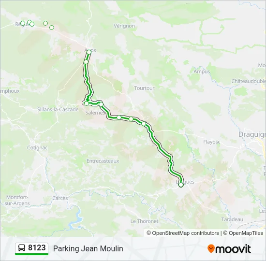 8123 Bus Line Map