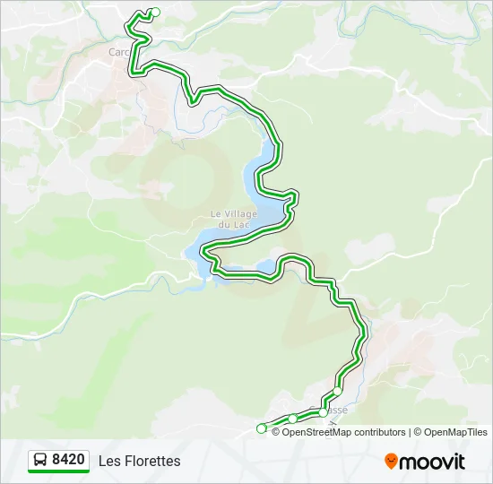 8420 Bus Line Map