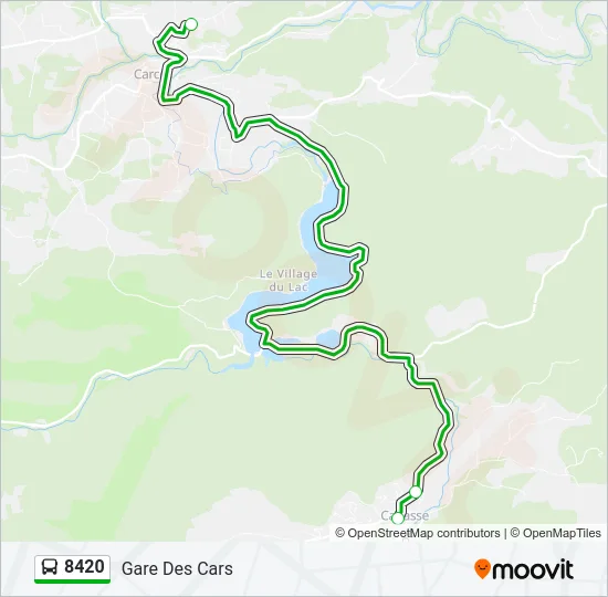 8420 Bus Line Map