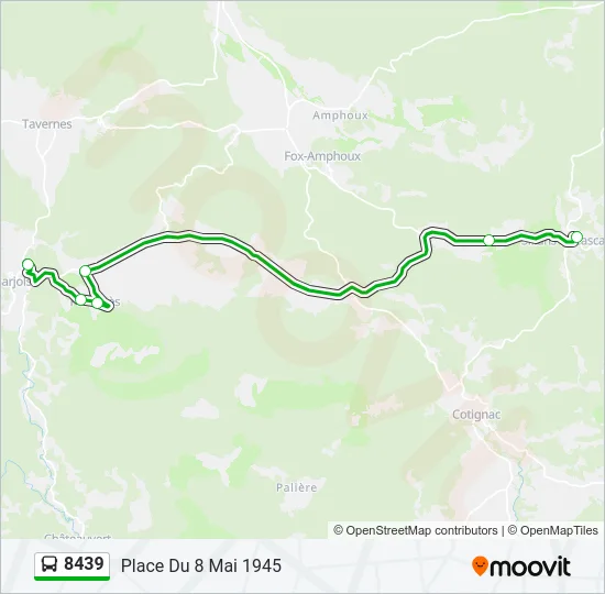 8439 Bus Line Map