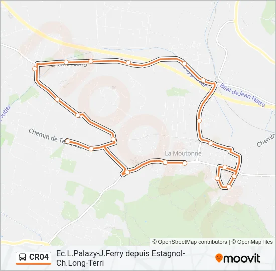 CR04 Bus Line Map