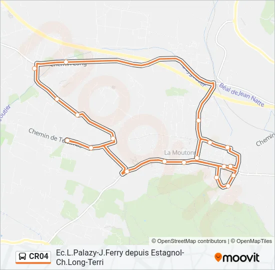 CR04 Bus Line Map