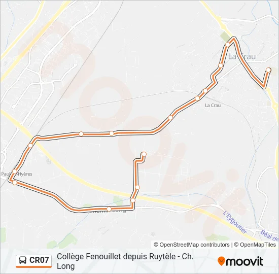 CR07 Bus Line Map
