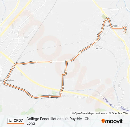 CR07 Bus Line Map