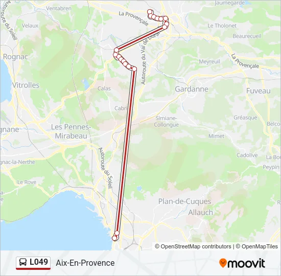 L049 Bus Line Map