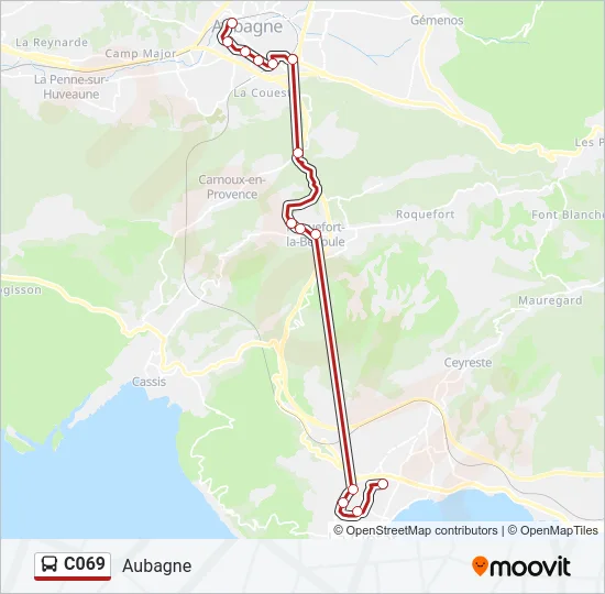 C069 Bus Line Map