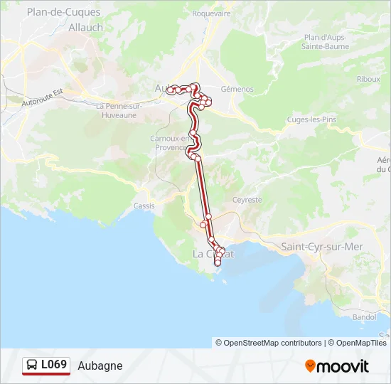 L069 Bus Line Map