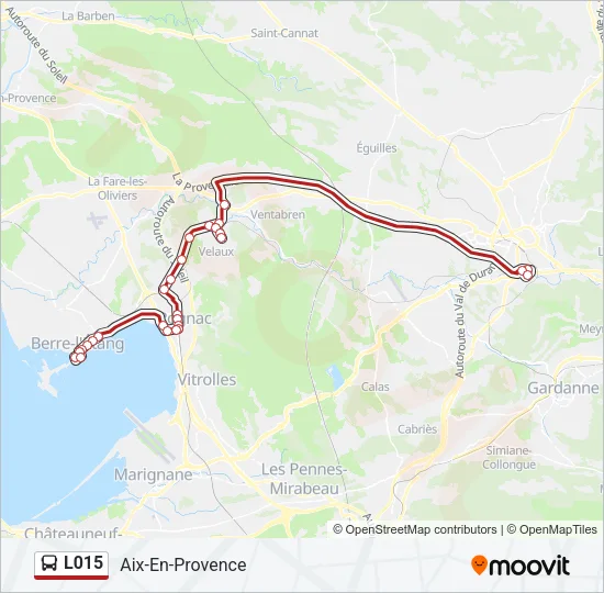 L015 Bus Line Map