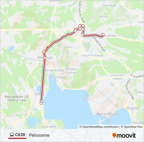 C630 Bus Line Map