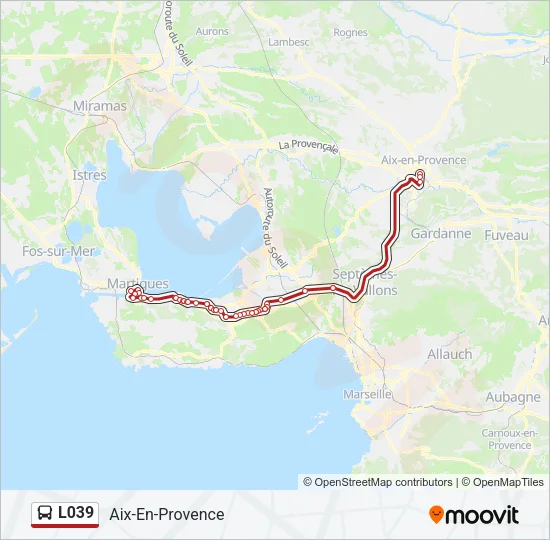 L039 Bus Line Map