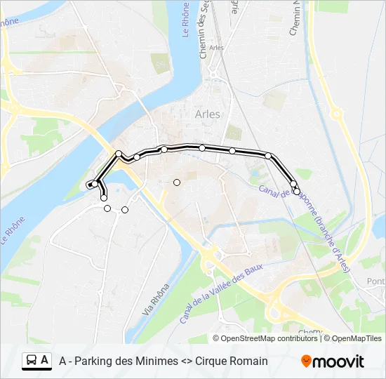 A Bus Line Map