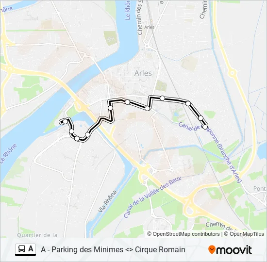A Bus Line Map