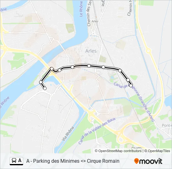 A Bus Line Map