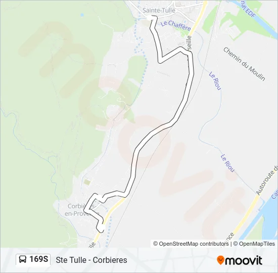 169S Bus Line Map