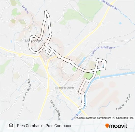 111 DLVA Bus Line Map