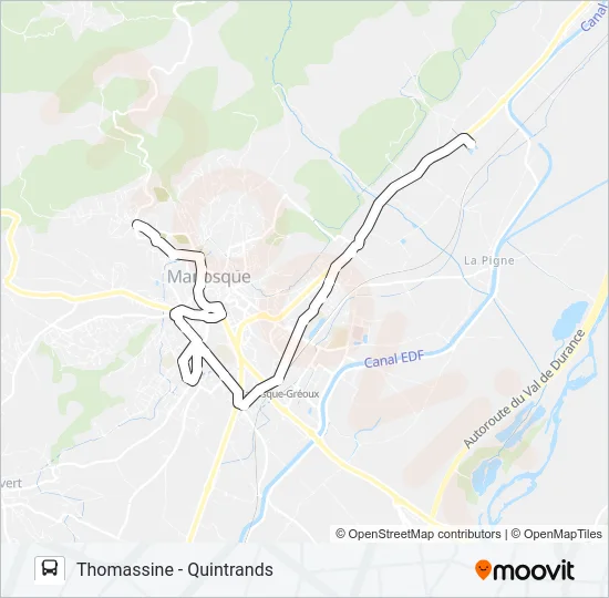 112 DLVA Bus Line Map