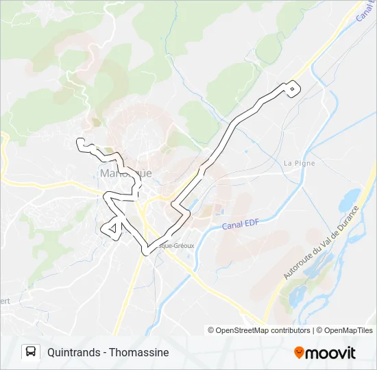 112 DLVA Bus Line Map