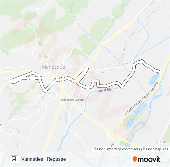 113 DLVA Bus Line Map