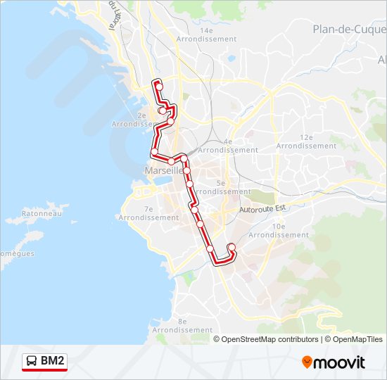 bm2 Route Schedules, Stops & Maps (Updated)