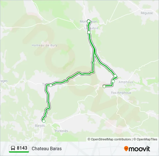 8143 Bus Line Map