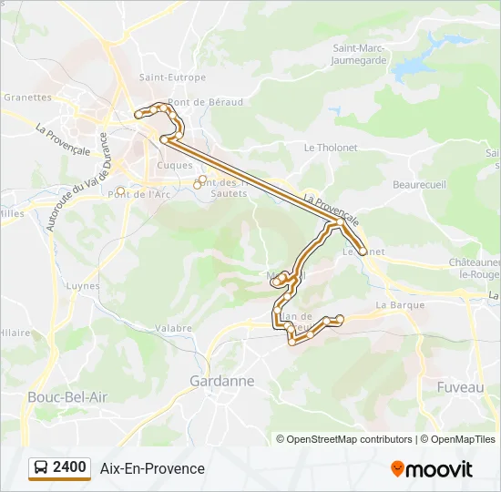 2400 Bus Line Map