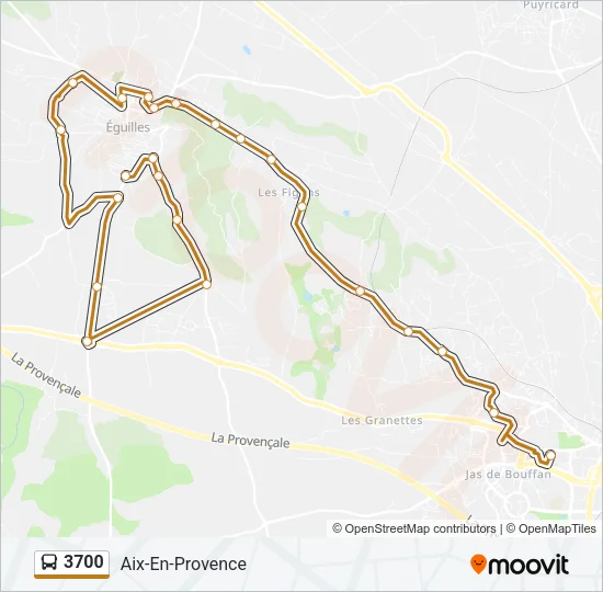 3700 Bus Line Map
