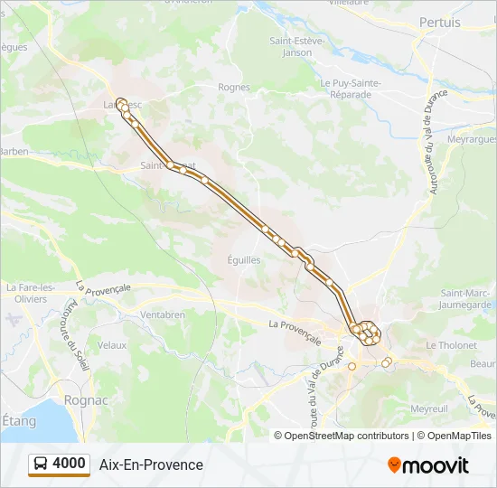 4000 Bus Line Map