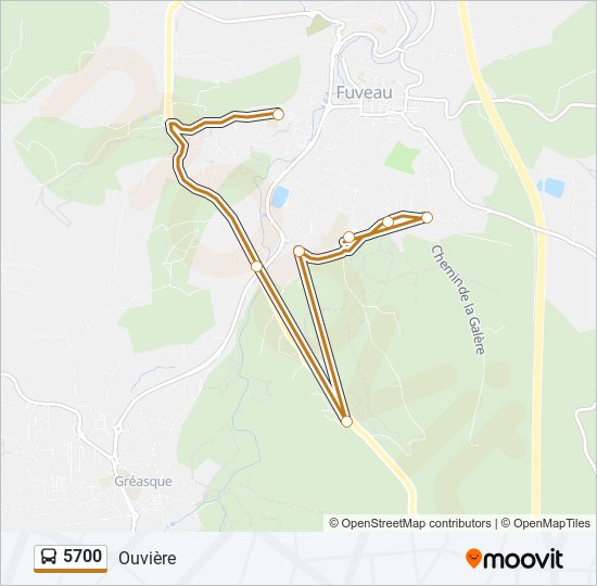 5700 bus Line Map