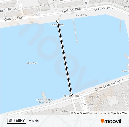 FERRY Line Map