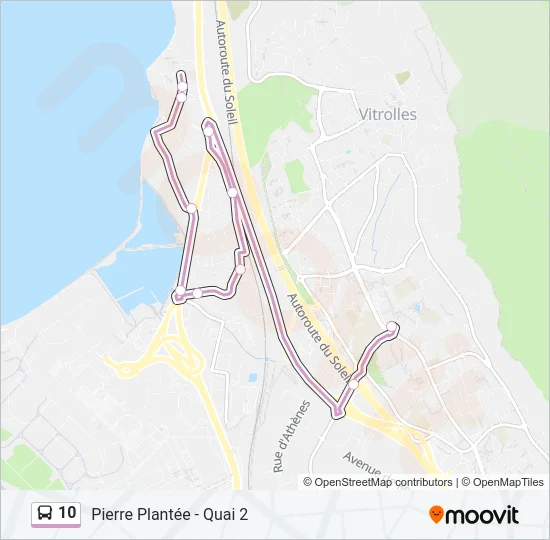 10 Bus Line Map