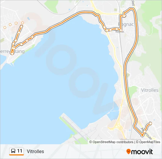 11 Bus Line Map