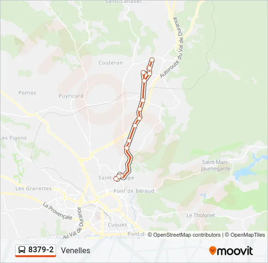 8379-2 Bus Line Map