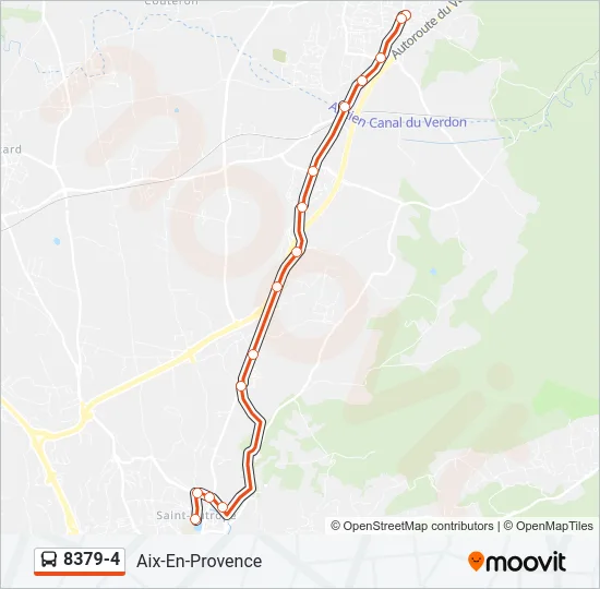 8379-4 Bus Line Map