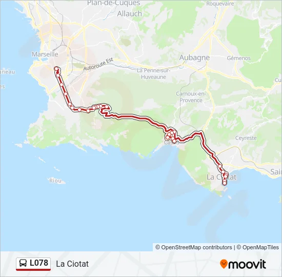 L078 Bus Line Map