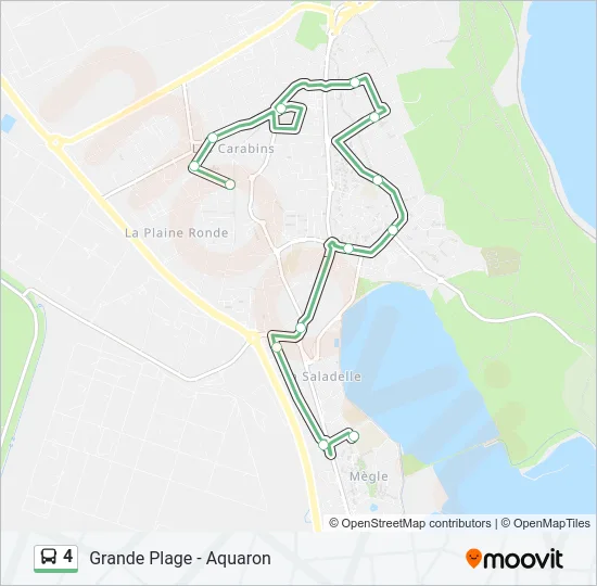 4 Bus Line Map