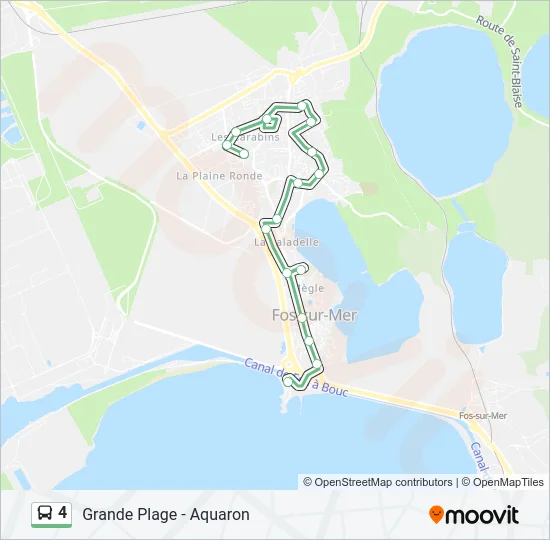 4 Bus Line Map